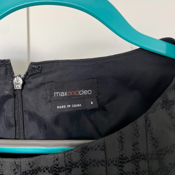 Max and Cleo black dress size 6 - Picture 3 of 5